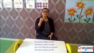 Community Helpers Song with Action for Preschool