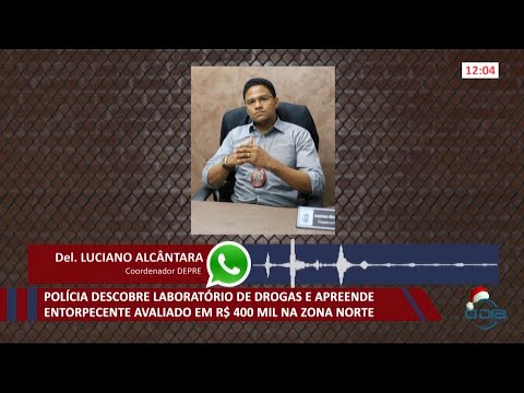 Polícia descobre laboratório de drogas na zona norte e R$ 400 Mil em produtos 07 12 2020