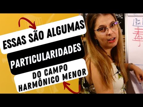 Essas são algumas paritcularidades do campo harmônico menor.
