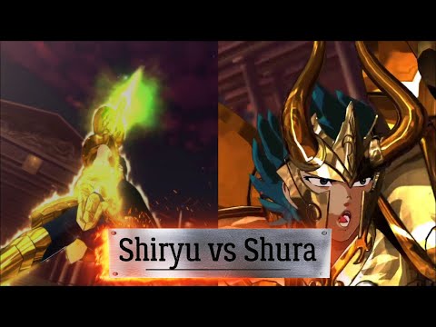 Saint Seiya: Soldiers Soul - Libra Shiryu vs Shura (God Cloth) (5 Round)