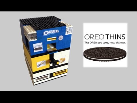 Lego Oreo Thins Vending Machine | Vanilla and Lemon Filling