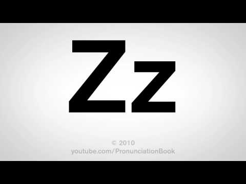 Part of a video titled Basic English: How to Pronounce the Letter Z - YouTube