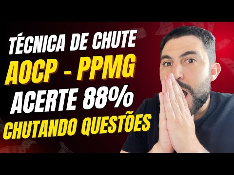 TÉCNICA DE CHUTE - Acerte 88% das questões SEM SABER o CONTEÚDO