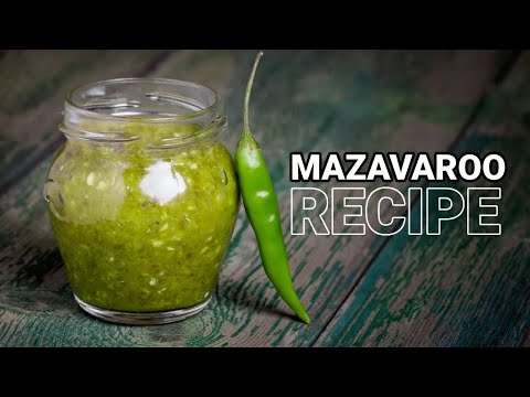 Mazavaroo - Mauritian Green Chilli Paste