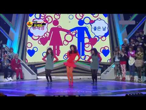 110203 洪真英 vs Yoo ChaeYoung - Good Day(IU) / Star Dance Battle