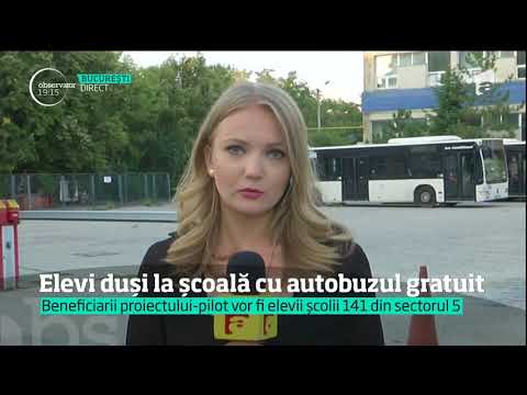 Elevii din Bucureşti urmează să fie transportaţi la şcoli cu RATB-ul