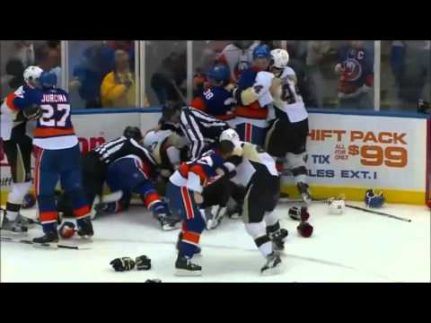 NHL Brawl- Islanders-Penguins - MSG+ Feed