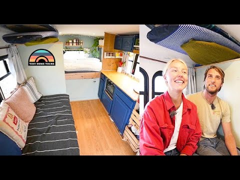 Couple Builds DIY Shuttle Bus In Order to Live A Simple Adventurous Life