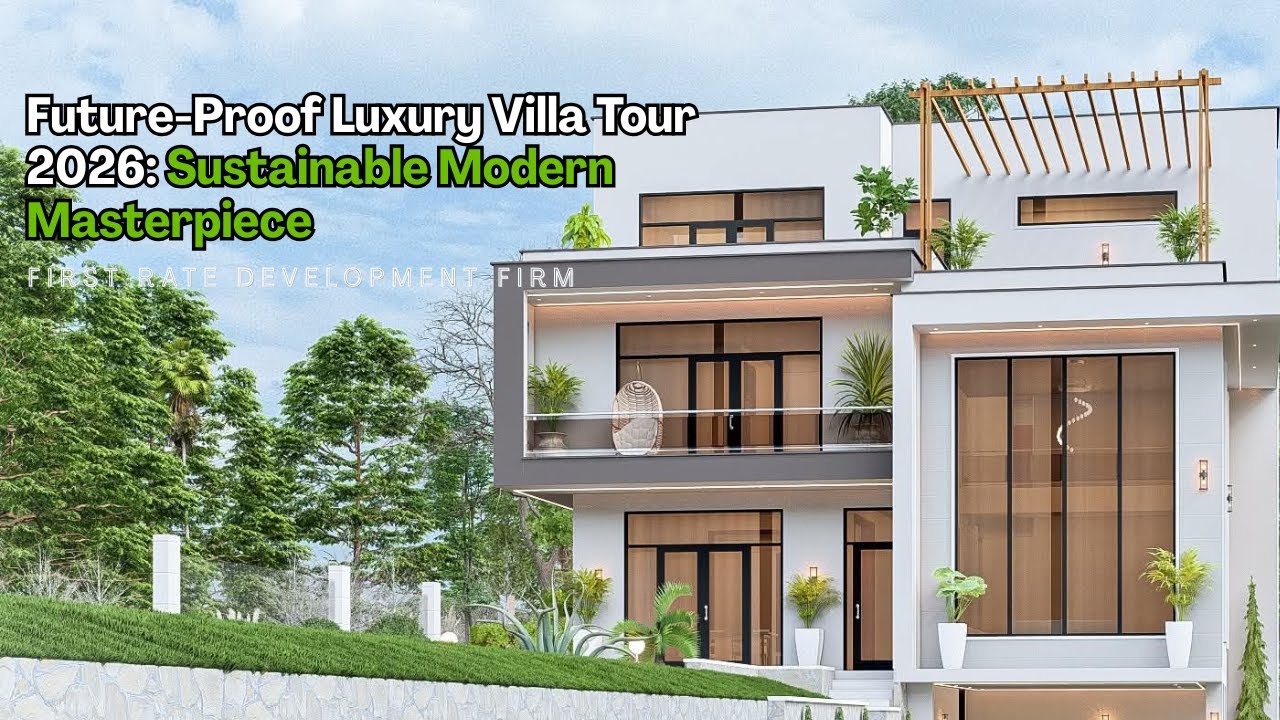 Future Proof Luxury Villa Tour 2026 Sustainable Modern Masterpiece