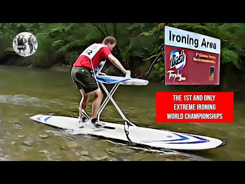 The first and only World Extreme Ironing Championships was held