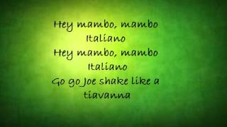 Mambo Italiano Dean Martin lyrics