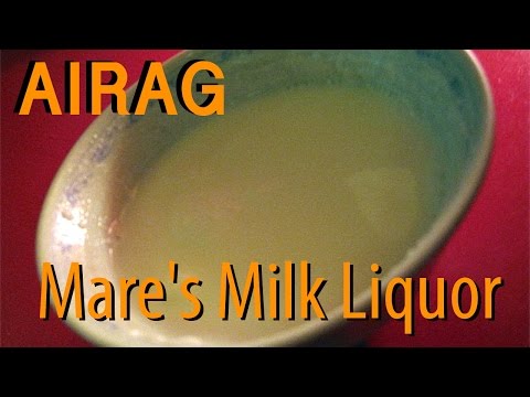 Tasting Airag, Fermented Mare's Milk Liquor