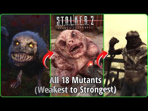 All 18 Mutants in STALKER 2 (Weakest to Strongest)