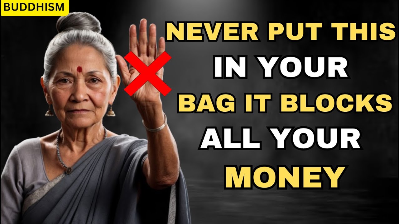 CAREFUL! ⚠️DON'T LEAVE THIS IN YOUR BAG IT BLOCKS MONEY AND ABUNDANCE | ZEN BUDDHISM