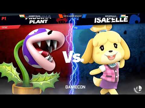 SirCerMax (Piranha Plant) vs qwertz143 (Isabelle) - GameCon Mumbai - Losers Semis