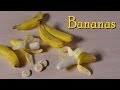 Polymer Clay Banana Tutorial Miniature Food