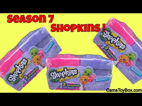 Season 7 Shopkins Gift Boxes Surprise Toys Fun Opening for Kids Blind Bags Toy Girls Video