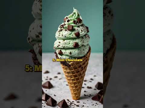 Top 10 Most Loved Ice Cream Flavors (Worldwide) #shorts