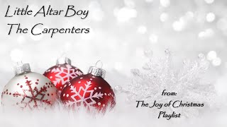Little Altar Boy – The Carpenters | Confession and Redemption in Holiday Stillness (Recorded 1978)