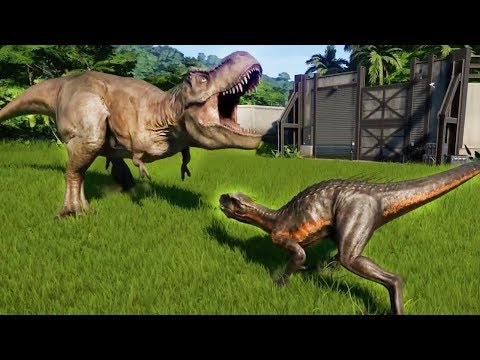 INDORAPTOR MAX Vs I-REX,T-REX,SPINOSAURUS,GIGANOTOSAURUS,ALLOSAURUS - Jurassic World Evolution
