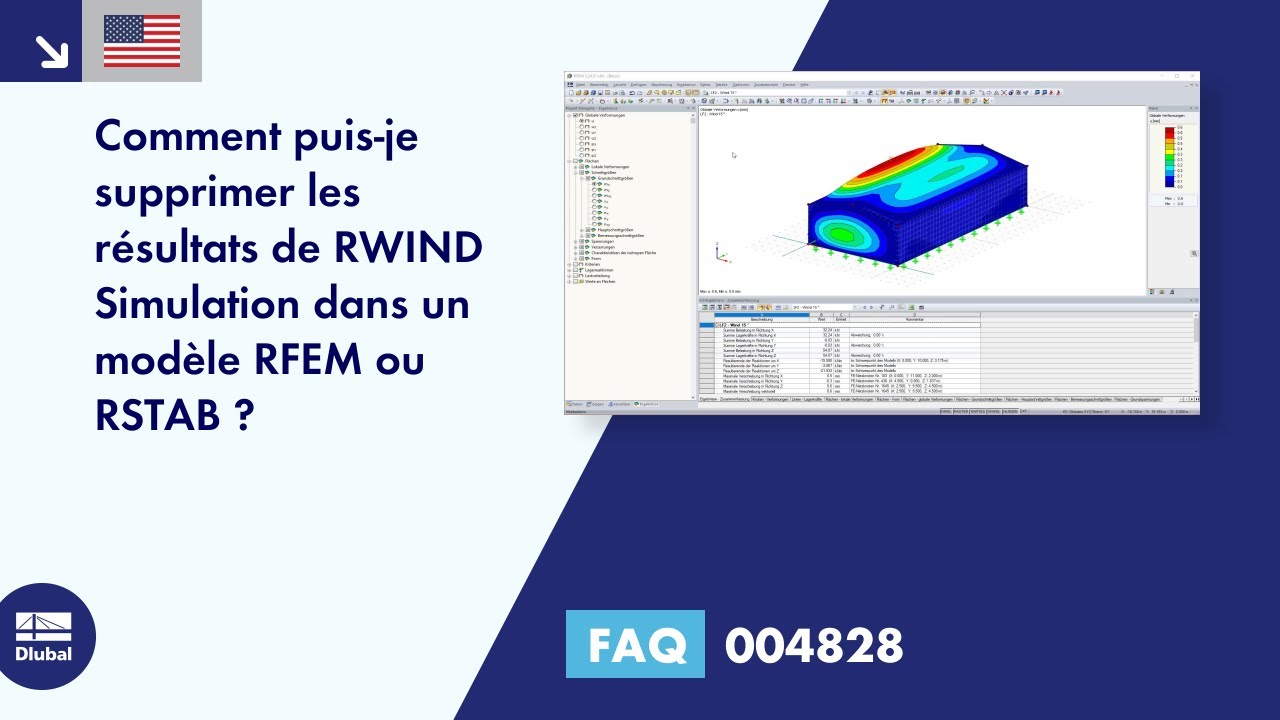 FAQ 004828 | Wie kann man die RWIND Simulation Ergebnisse in einem RFEM- bzw. RSTAB-Modell löschen?