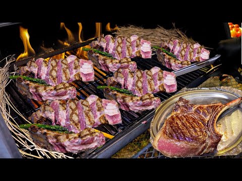 Best Korean Giant BBQ Ever!! 100kg Beef Steak Sold Out in One Day / Korean street food