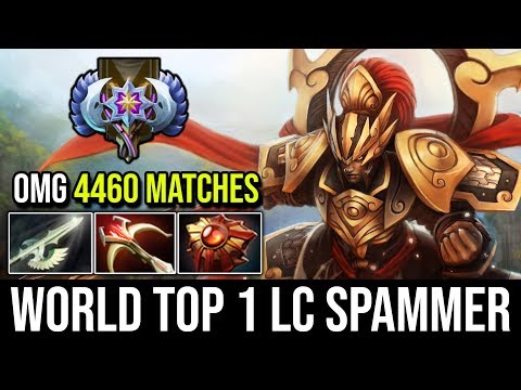 OMG 4,460 Matches Legion Commander | TOP 1 LC SPAMMER  IN THE WORLD Nonstop Duel + Solar Crest Dota2