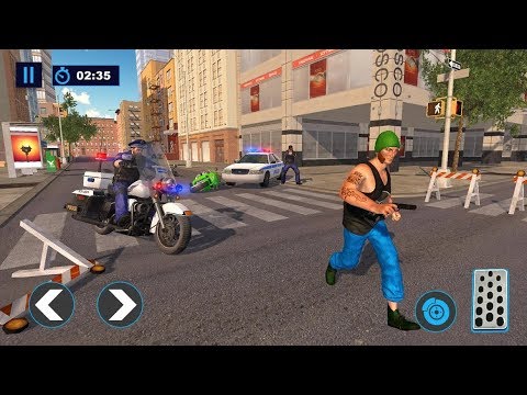 Amazing US Police Bike | Rescue City Gangster Chase Android GamePlay | By Game Crazy