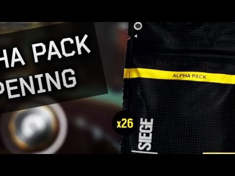 Rainbow Six Siege Alpha packs opening (Legendary skins and more!!!)