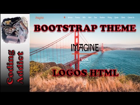 Bootstrap Theme 34 - Logos HTML