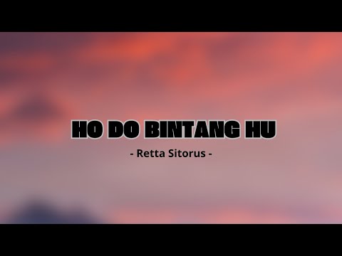 VIDEO LIRIK HO DO BINTANG HU
