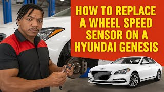 How to replace a wheel speed sensor.(Hyundai Genesis)