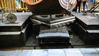 preview picture of video 'Rotary table B + V Axis WMW borer 2500 x 2500 x 40 ton TNC 430 heidenhain'