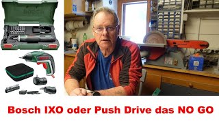 Bosch IXO und Push Drive