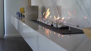 White marble for fireplace