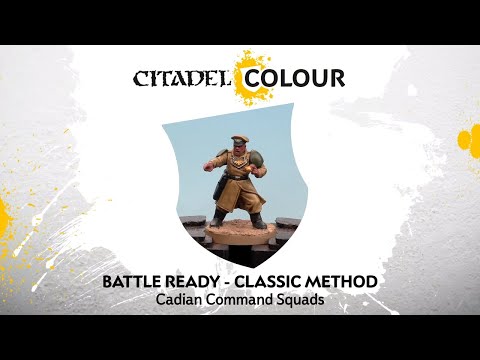 How to Paint: Cadian Command Squads  – Classic Method