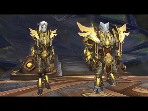 Lightforged Draenei STARTING EXPERIENCE World of Warcraft in 4K