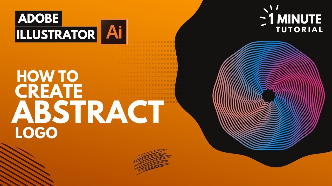 Create Abstract Logo in Adobe illustrator -easy step