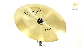 Video thumbnail for Turkish Cymbals · Classic China 18" (1304g) · Cymbal Planet ID: TCH18CL01 by Cymbal Planet