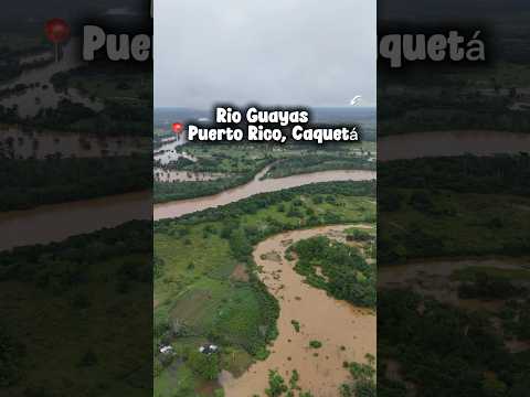 Así se encuentra el Río Guayas en el municipio de Puerto Rico, Caquetá #rodandoconandres #lifestyle