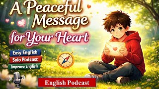 A Peaceful Message for Your Heart​ || Improve English Speaking✅|| Motivational Podcast