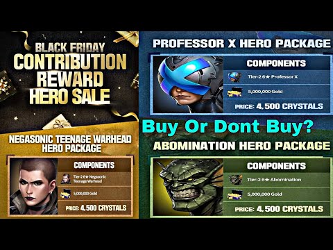 4500 Crystal important Character Package Worth For Buy in Black Friday 2022? - Marvel Future Fight