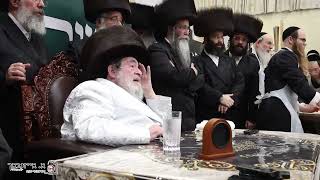 מרן האדמו"ר מויז'ניץ באפיית מצות ערב פסח אחר חצות היום  פ''ו