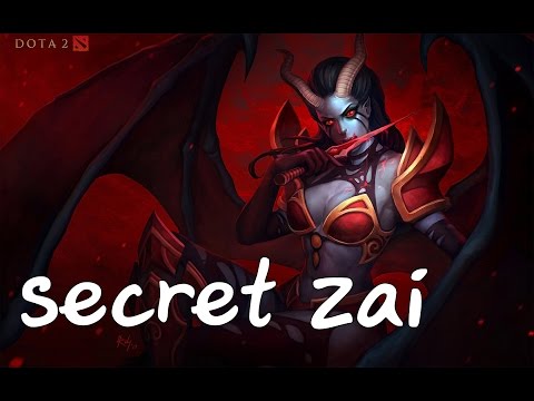 [Dota2] Team Secret zai Queen Of Pain Duo Rank With S4 [ Clockwerk ) zai gameplay