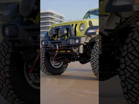 This 2-Door Wrangler upgraded with Fox 3.0 shocks, Nitto tires, AEV bumper & more #roco4x4 #jeep