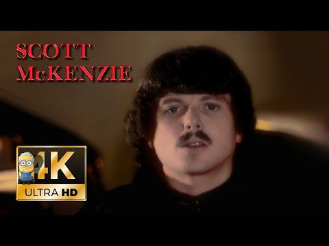 Scott McKenzie AI 4K Colorized Enhanced - San Francisco (1967)