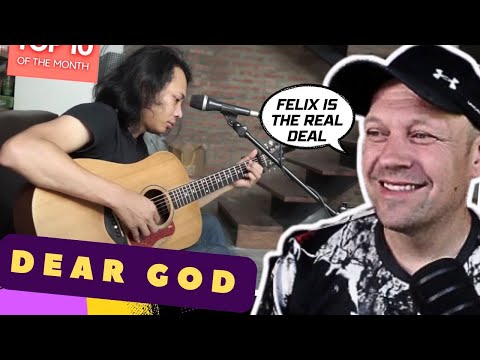 First Reaction To FELIX IRWAN & He's Covering " Dear God " ( A7X )