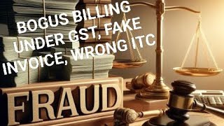 Bogus Bill Under GST l Fake Invoice l Wrong ITC @techgenview #trending #viralvideo #education