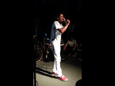 L. Soul performing 94 for eternity at the Nuyorican Poets Cafe in New York