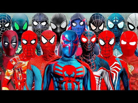 TEAM SPIDER-MAN Assemble vs BAD GUY TEAM 1.0 ( Live Action ) | 1 Hour Battle